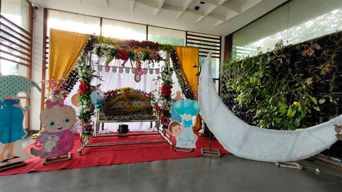 Baby Shower Decoration with flowers in New Sangvi
