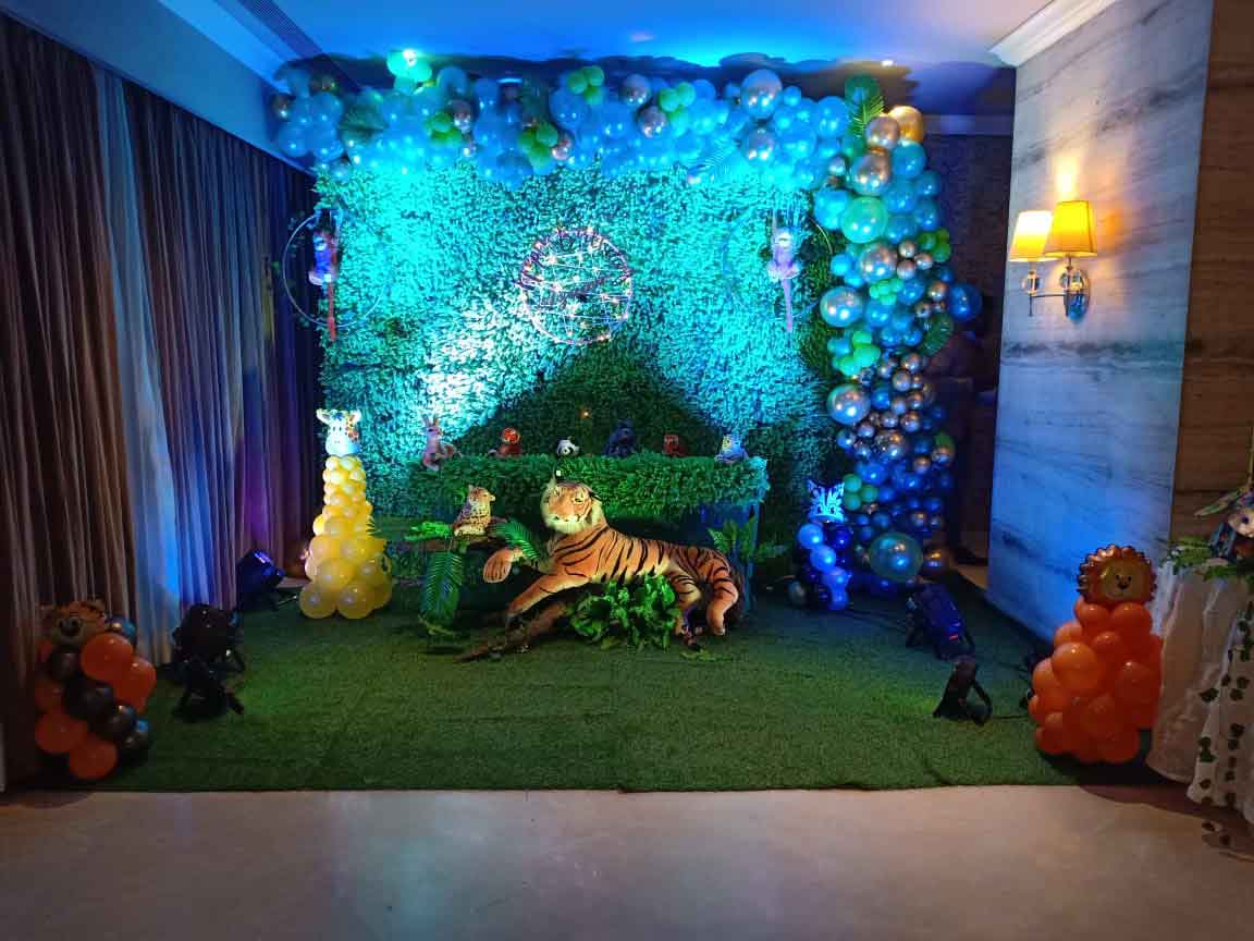 Birthday party butterfly theme for entrance in kharadi