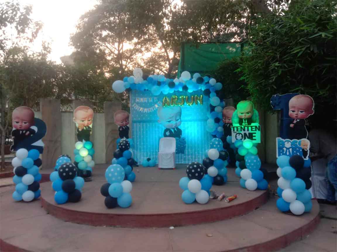 Balloon arch decoration for birthday Viman Nagar
